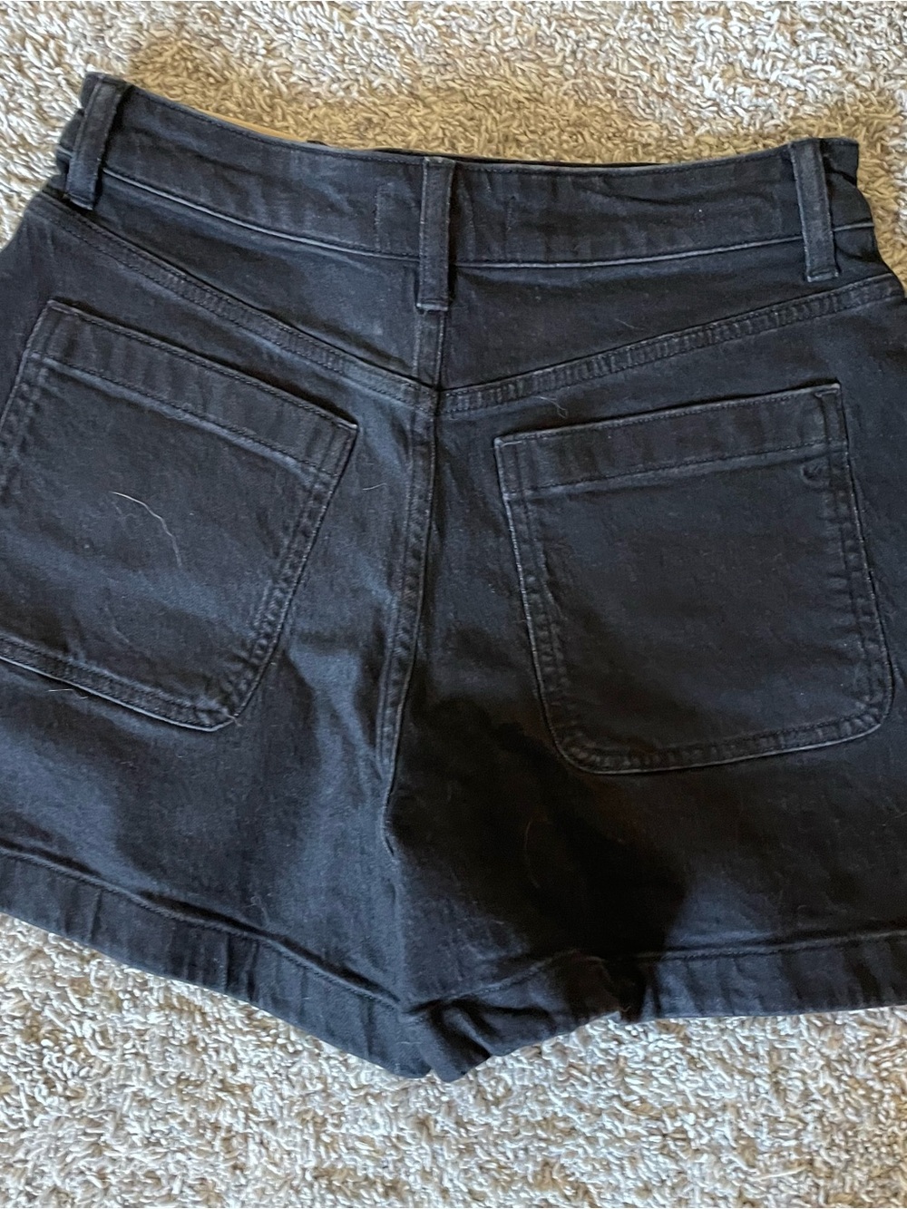 Madewell Curvy High-Rise Shorts - Black - Picture 3 of 3